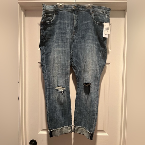 Kut from the Kloth Denim - Size 18W KUT from the Kloth High Rise Ankle Straight Leg Jeans